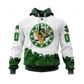 Personalized Pittsburgh Penguins Happy St Patrick Days Zip Up D38
