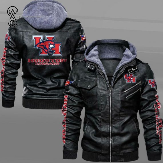 Houston Cougars Sport Team Leather Jacket