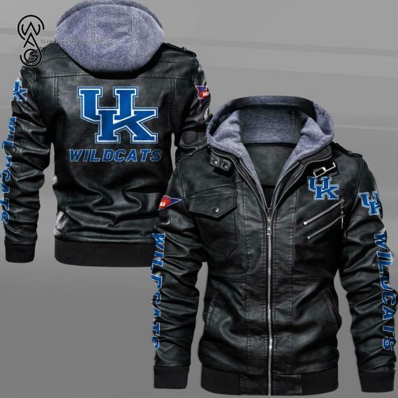 Kentucky Wildcats Sport Team Leather Jacket
