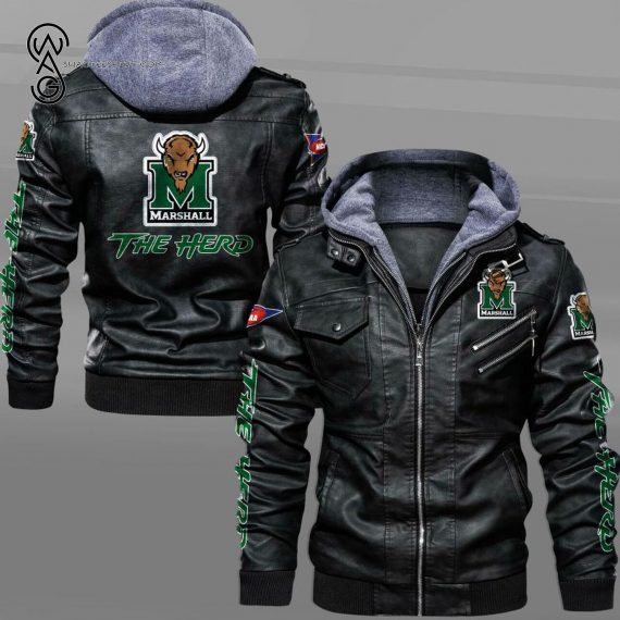 Marshall Thundering Herd Sport Team Leather Jacket