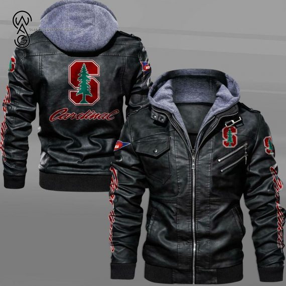 Stanford Cardinal Sport Team Leather Jacket - Copy