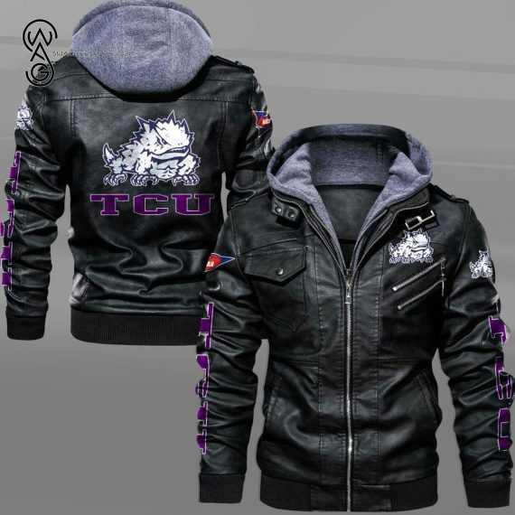 TCU Horned Frogs Sport Team Leather Jacket - Copy