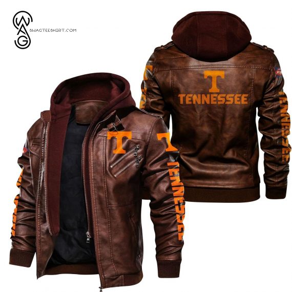 Tennessee Volunteers Sport Team Leather Jacket 1