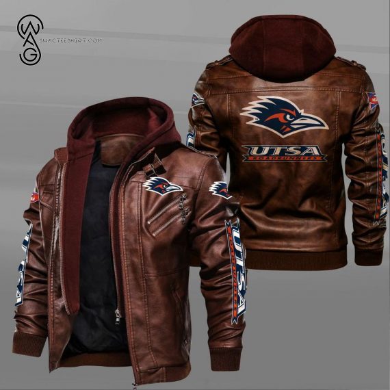 UTSA Roadrunners Sport Team Leather Jacket 1