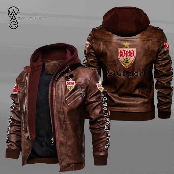 VfB Stuttgart Football Club Leather Jacket 1