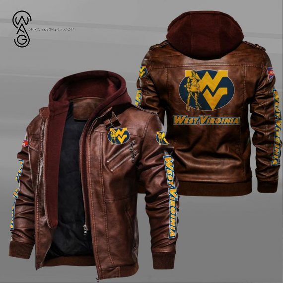 West Virginia Mountaineers Sport Team Leather Jacket 1