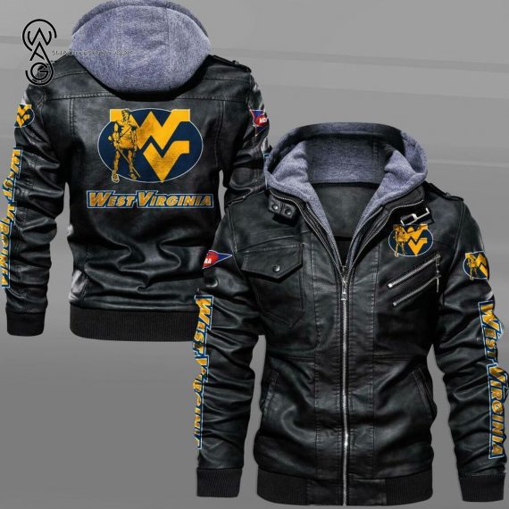 West Virginia Mountaineers Sport Team Leather Jacket - Copy - Copy