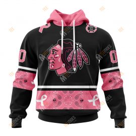 Personalized Chicago Jersey Blackhawk Breast Cancer Awareness Support Pink For Fan LP1