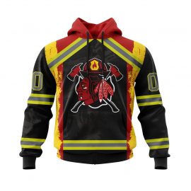 Personalized Chicago Jersey Blackhawk Honor Firefighter Gift For Men And Women LP17