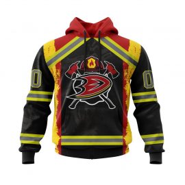 Anaheim Ducks Jersey Honor Firefighter Gift For Men And Women NL17