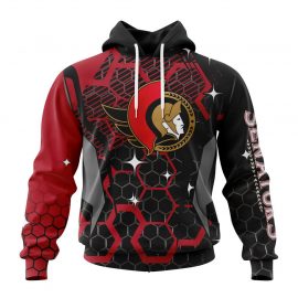 Personalized Ottawa Senators Design With Motocross Style Custom Jersey For Fan