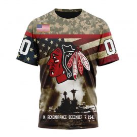Personalized Chicago Tee Blackhawk Specialized Remember Pearl Harbor For Men Women LP7