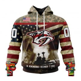Personalized Nashville Predators Tee Specialized Remember Pearl Harbor For Fan