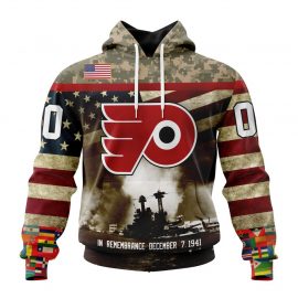 Philadelphia Flyers Specialized Remember Pearl Harbor For Men Women LP7