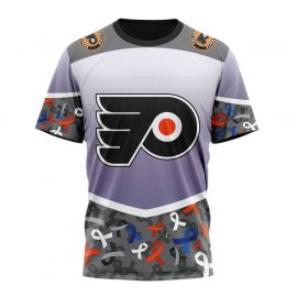 Philadelphia Flyers Specialized Sport Fights Again All Cancer LP44