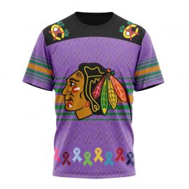 Personalized Chicago Tee Blackhawk Specialized Design Fights Cancer For Men Women LP38