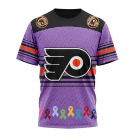 Philadelphia Flyers Specialized Design Fights Cancer For Men Women LP38