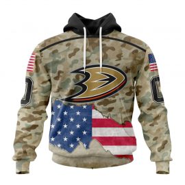 Anaheim Ducks Jersey Specialized For United State With Camo Color NL5