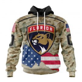 Florida Panthers Specialized US With Camo Color Jersey For Men And Women LP4