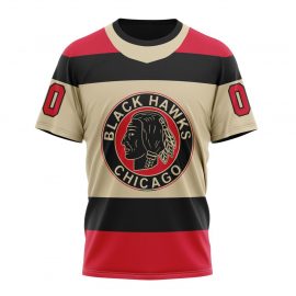 Personalized Chicago Tee Blackhawk Specialized With Vintage Concepts For Men Women LP46