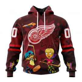 Personalized Detroit Red Wings Specialized For Rocket Power Zip Up D39