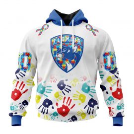 Personalized Florida Panthers Autism Awareness Hands Design Jersey For Men Women LP20