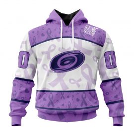 Personalized Carolina Jersey Hurricane Special Lavender Fights Cancer For Men Women LP27