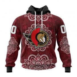 Personalized Ottawa Senators Mandala Style Custom Jersey For Fan