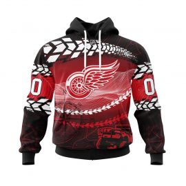 Personalized Detroit Red Wings Specialized Off Road Style Zip Up D41