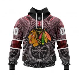 Personalized Chicago Jersey Blackhawk Dark Norse VIK Symbols Gift For Men And Women LP15