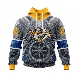 Personalized Nashville Predators Tee Special Pink Norse VIK Symbols Gift