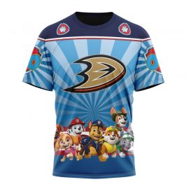 Anaheim Ducks Tee Special Paw Patrol Kits Gift For Men Women NL32