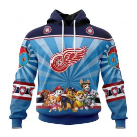 Personalized Detroit Red Wings Special Paw Patrol Zip Up D30