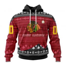 Personalized Chicago Unique BlackHawks Special Star Trek Design Custom Jersey