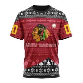 Personalized Chicago Unique BlackHawks Special Star Trek Design Short Sleeve