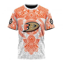 Anaheim Ducks Tee Special Norse VIK Symbols For Men And Women NL31