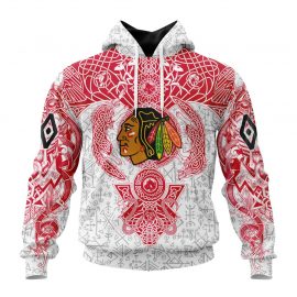 Personalized Chicago Unique BlackHawks Special Symbols Design Custom Jersey For Fan