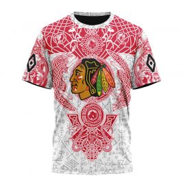 Personalized Chicago Unique BlackHawks Special Symbols Design Short Sleeve For Fan