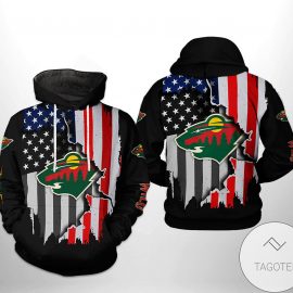 Minnesota Wild Jersey US FLag Design Unique Style Gift Idea For Men And Women