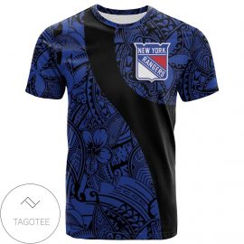 New York Special Rangers Polynesian Design Short Sleeve Jersey For Men Women