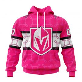 Personalized Vegas Golden Knights In October We Wear Pink Breast Cancer Custom Jersey