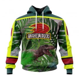 Personalized Anaheim Duck Short Sleeve Jurassic World Short Sleeve For Fan