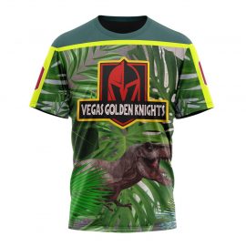 Personalized Vegas Golden Knights Short Sleeve Jurassic World Short Sleeve
