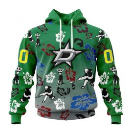 Personalized Dallas Stars Hawaiian Style Design Special Custom Jersey For Fan