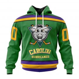 Personalized Carolina Unique Hurricane Design The Mighty Ducks Custom Jersey