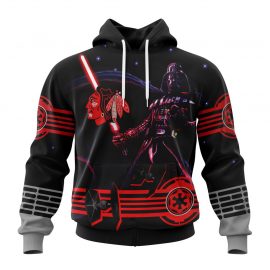 Personalized Chicago Unique BlackHawks Specialized Darth Vader Version Custom Jersey