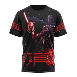 Personalized Vegas Golden Knights Specialized Darth Vader Version Short Sleeve