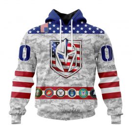 Personalized Vegas Golden Knights Armed Forces Appreciation Custom Jersey For Fan