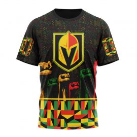 Personalized Vegas Golden Knights Design Celebrate History Month Short Sleeve