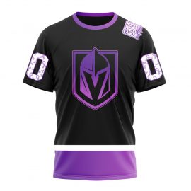 Personalized Vegas Golden Knights Special Fights Cancer Short Sleeve For Fan